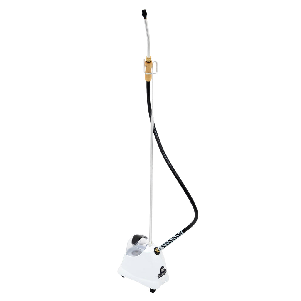 JIFFY CLEANING STEAMER, 120V, 5.5' HOSE 3/4 GAL RESERVOIR, METAL BRUSH HEAD