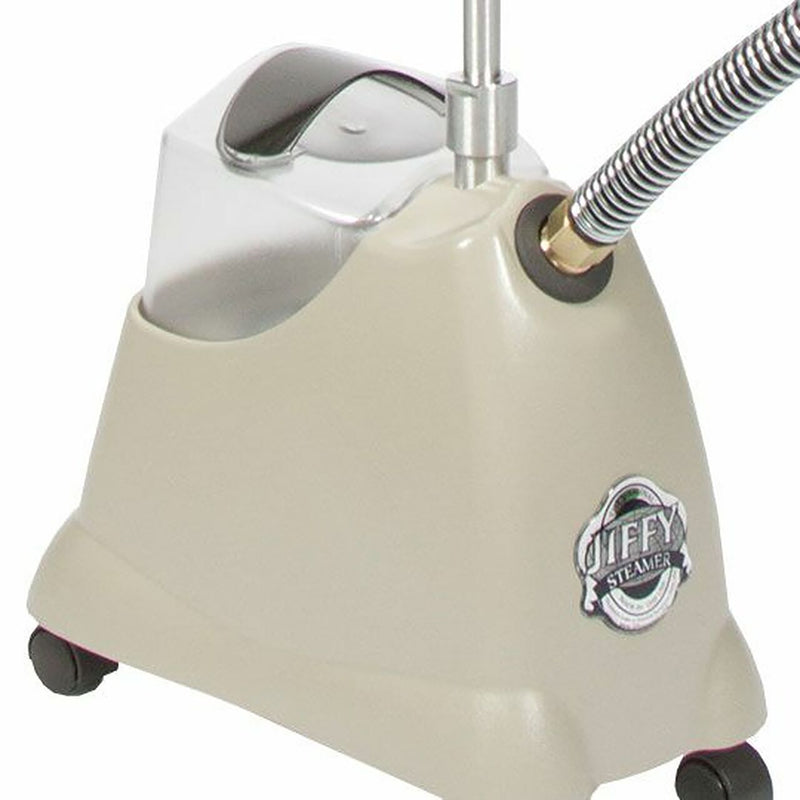JIFFY CLEANING STEAMER, 120V, 5.5' HOSE 3/4 GAL RESERVOIR, METAL BRUSH HEAD