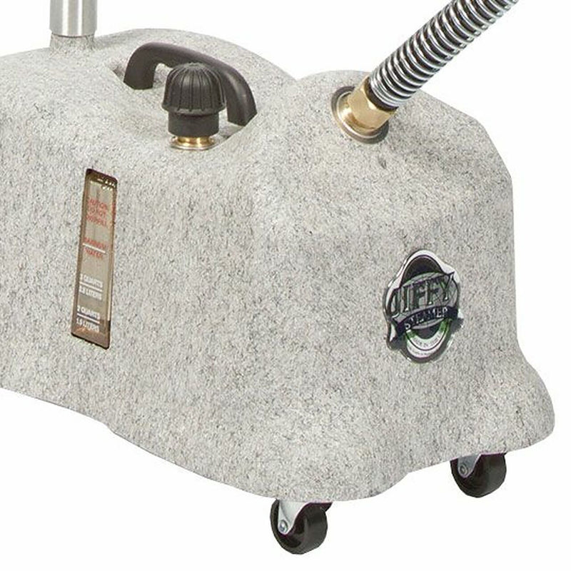 JIFFY AUTO STEAMER PRO-LINE, 120V,  7.5' HOSE. 1 GAL TANK, METAL STEAM HEAD & PIPE