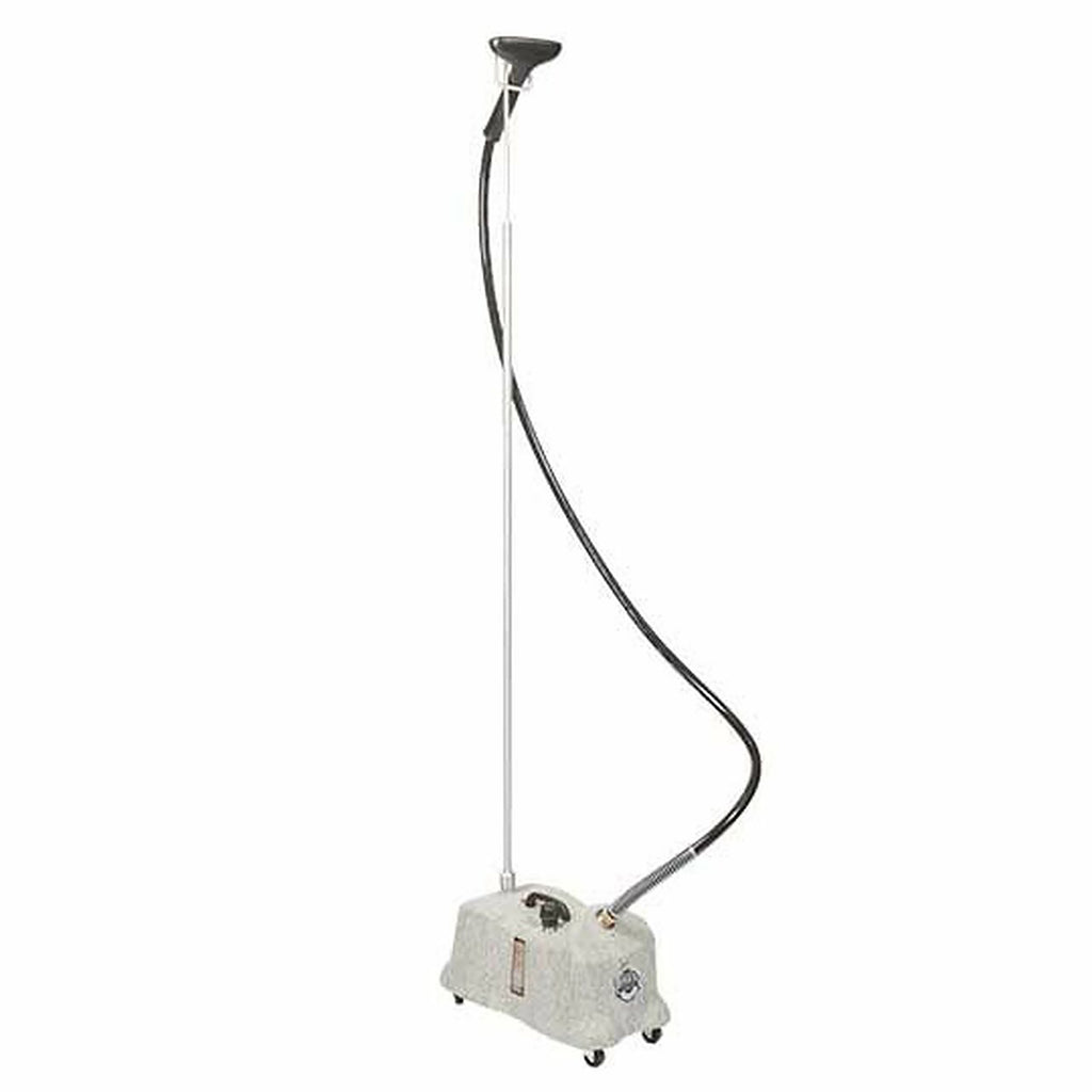 JIFFY DRAPERY STEAMER PRO-LINE, 120V, 7.5' HOSE. 1 GAL TANK, PLASTIC STEAM HEAD