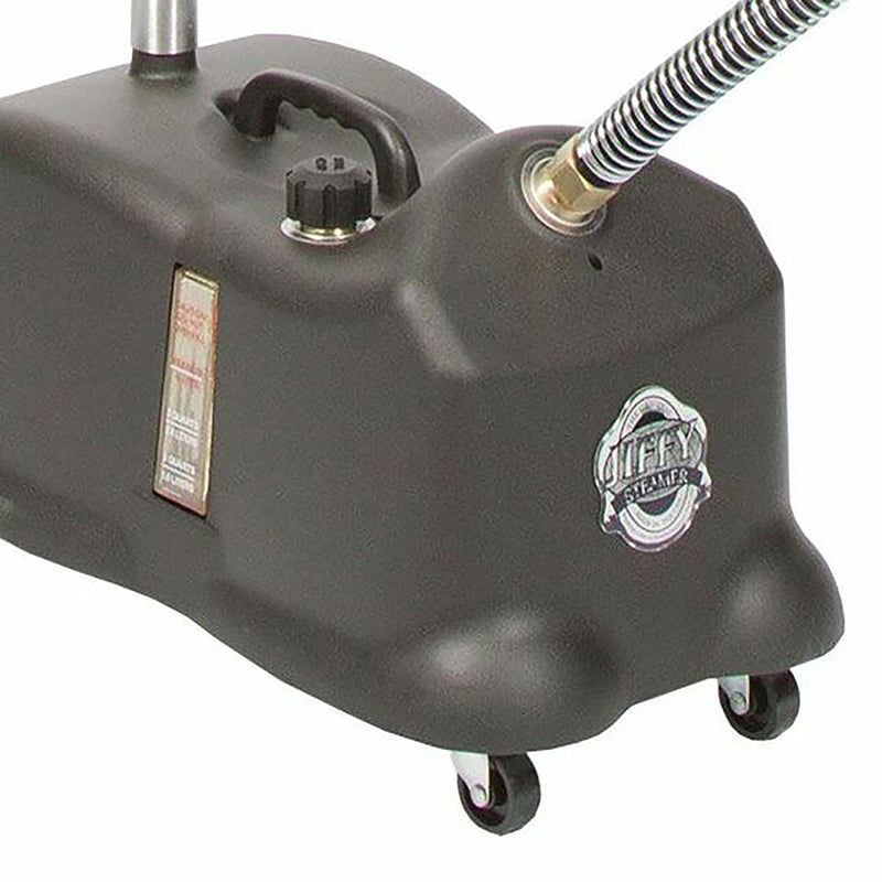JIFFY STEAMBLADE PRO-LINE, 120V,  7.5' HOSE. 1 GAL TANK, METAL STEAM HEAD & GLOVES, BLACK BASE