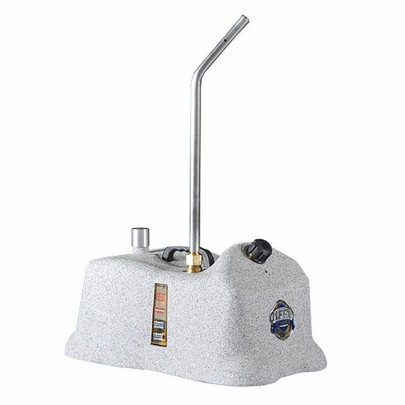 JIFFY LEATHER FOOTWEAR STEAMER PRO-LINE, 120V, 1 GAL TANK, ANGLES PIPE HEAD, GRAY BASE