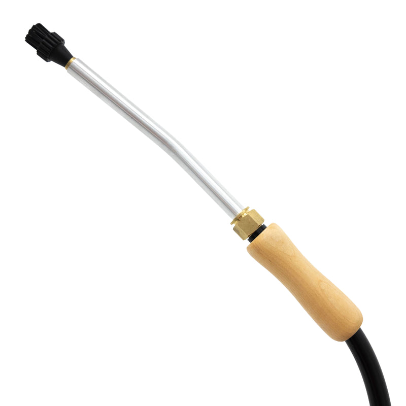 JIFFY CLEANING STEAMER, 120V, 5.5' HOSE 3/4 GAL RESERVOIR, METAL BRUSH HEAD