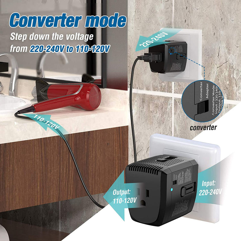 ESTEAM® Travel Converter / Adapter